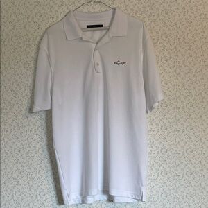Greg Norman Collection White Polo Shirt